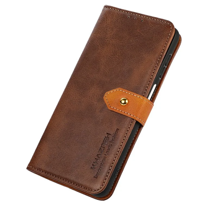 KHAZNEH - KHAZNEH iPhone 17 Pro Max Plånboksfodral Läder Stativ