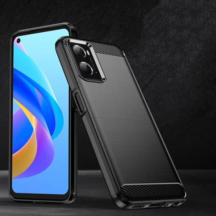 UTGATT1 - Carbon TPU Skal Realme 9i - Svart