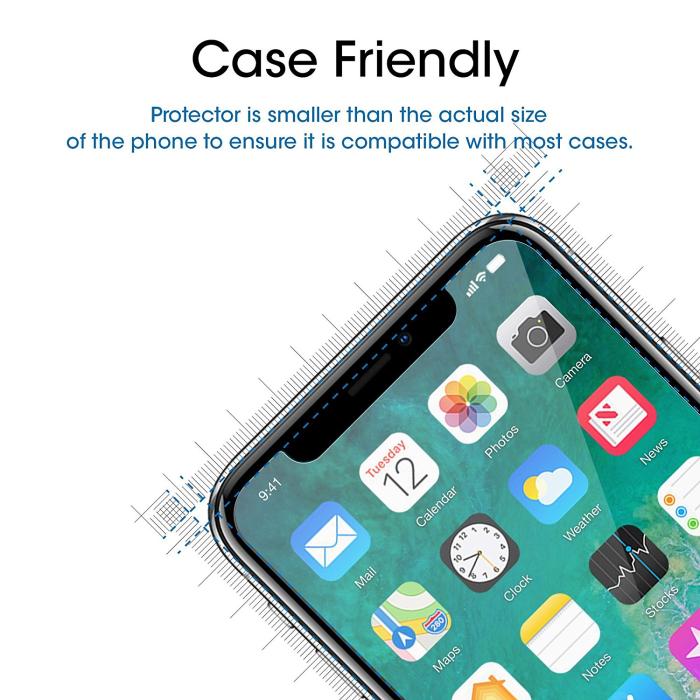 OEM - [1-PACK] Härdat Glas Skärmskydd till iPhone X/Xs/11 Pro