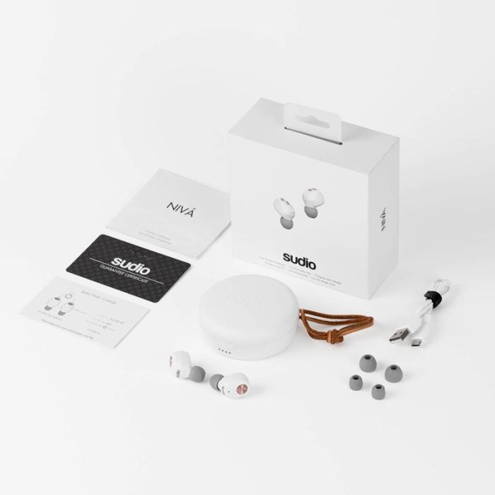 UTGATT4 - SUDIO Hörlur NIVÅ True Wireless In-Ear Mic - Vit