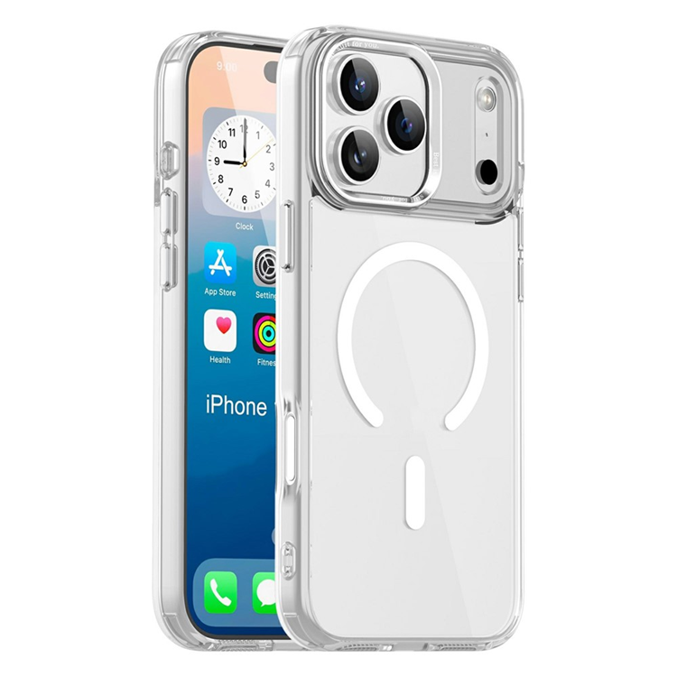 iPhone 17 Pro Mobilskal MagSafe Transparent TPU+PC - Transparent | 2353 | AlltMobil