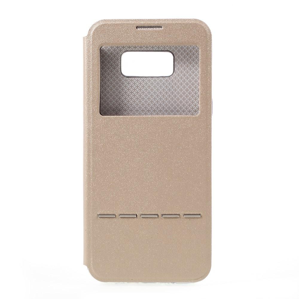 Slide to Answer Fodral till Samsung Galaxy S8 Plus - Gold | 2353 | AlltMobil