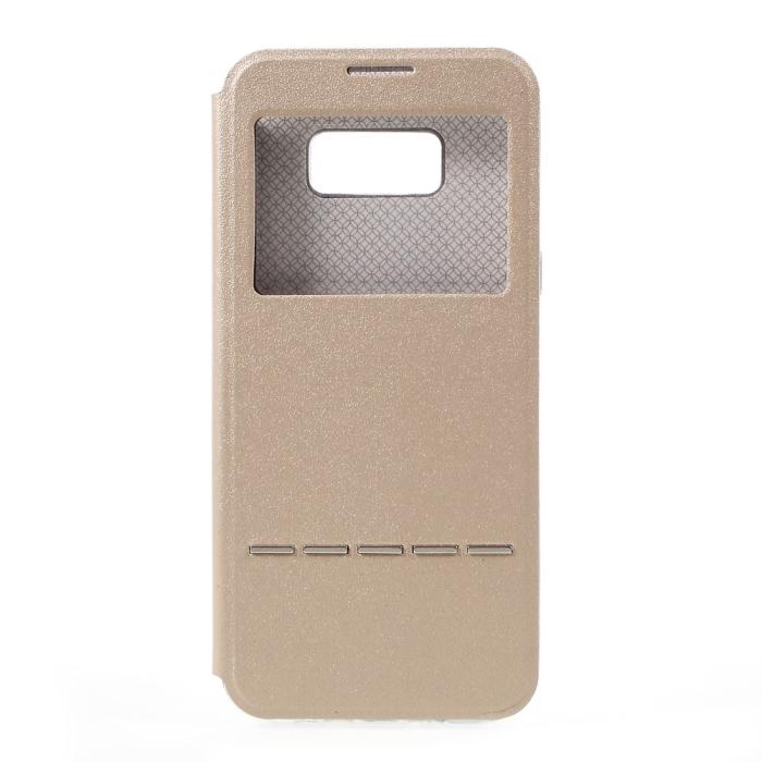 OEM - Slide to Answer Fodral till Samsung Galaxy S8 Plus - Gold