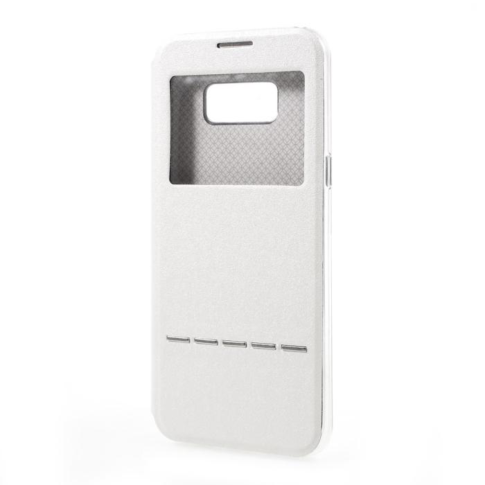 OEM - Slide to Answer Fodral till Samsung Galaxy S8 Plus - Vit