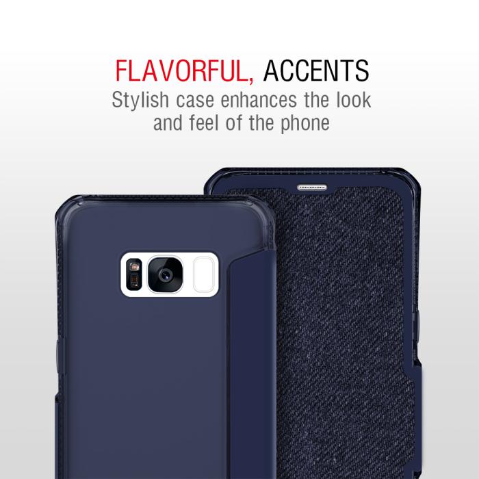 ItSkins - Itskins Spectra Fodral till Samsung Galaxy S8 Plus - Jeans