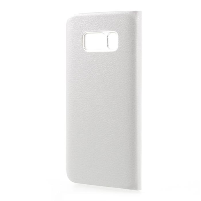 OEM - Flip View mobilfodral till Samsung Galaxy S8 Plus - Vit