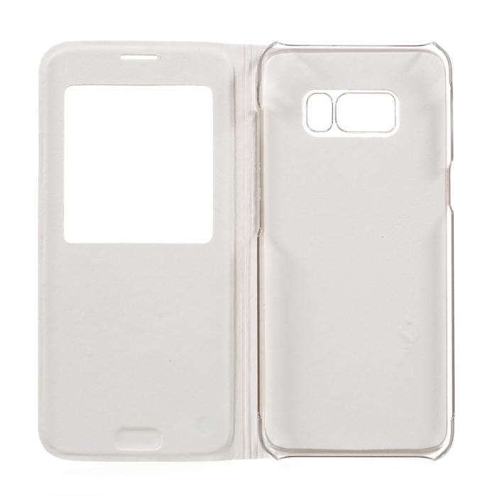 OEM - Flip View mobilfodral till Samsung Galaxy S8 Plus - Vit