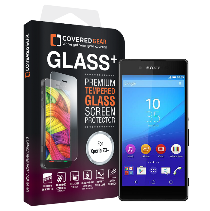CoveredGear Härdat Glas Skärmskydd till Sony Xperia Z3+ | 5468 | AlltMobil