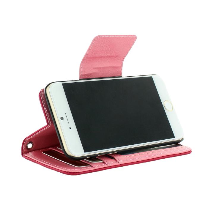 CoveredGear - Covered Gear Devoted Plånboksfodral - iPhone 6/6S - Magenta/Rosa