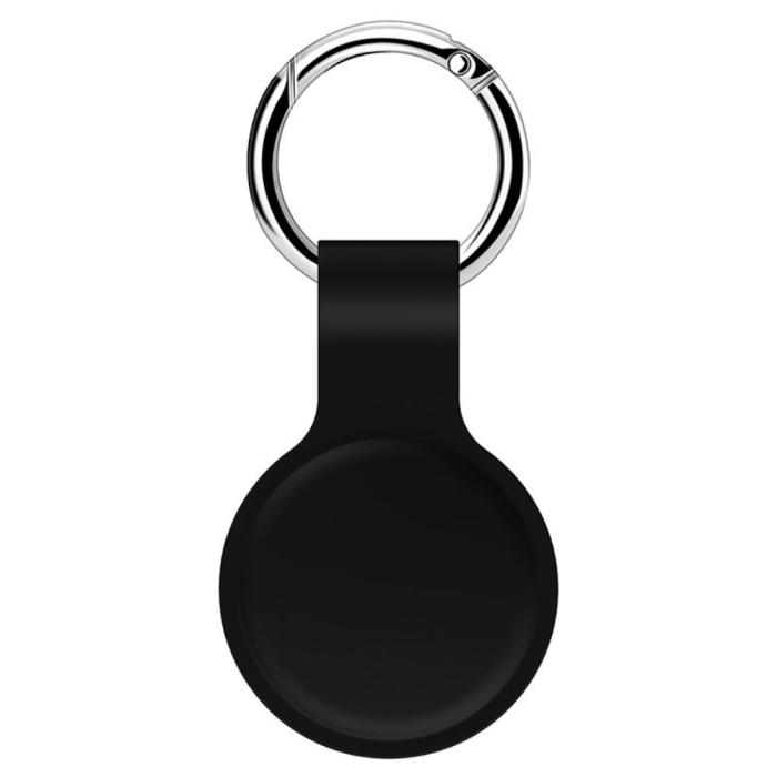 A-One Brand - Nyckelring Silikon Skal till Apple Airtag - Svart