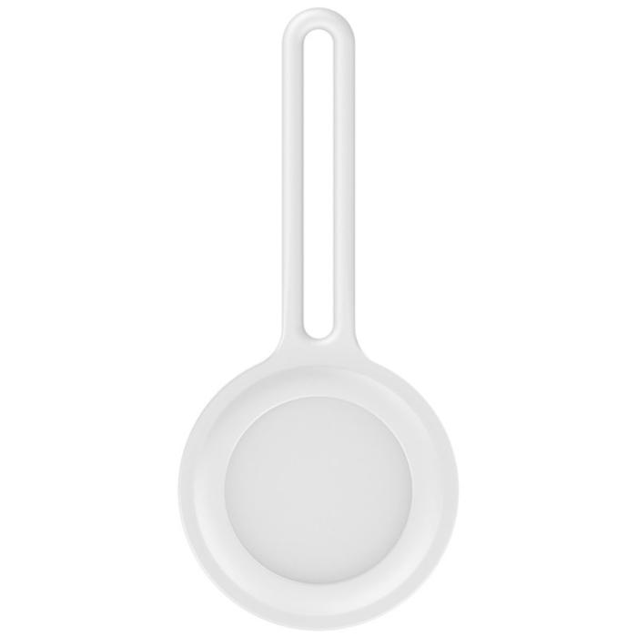 OEM - Liquid Silikon Skal till Apple Airtag - Vit