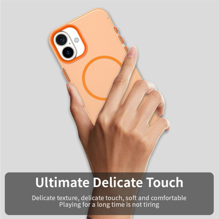 A-One Brand - iPhone 17 Mobilskal MagSafe Candy Color - Orange