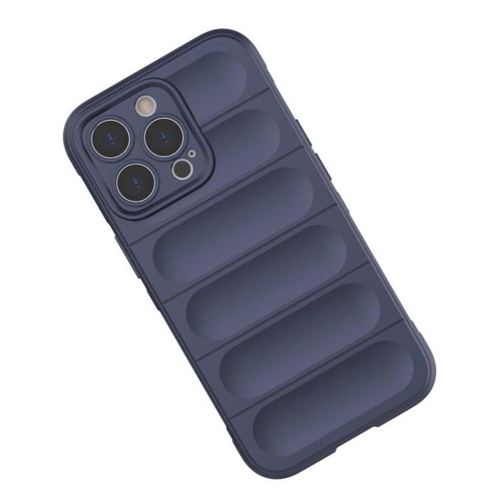 OEM - iPhone 13 Pro Max Skal Flexible Armored Magic Shield - Mörkblå