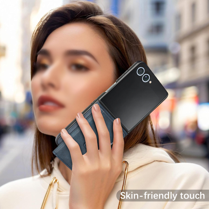 A-One Brand - Galaxy Z Flip 7 Mobilskal MagSafe Detachable Korthållare Kickstand