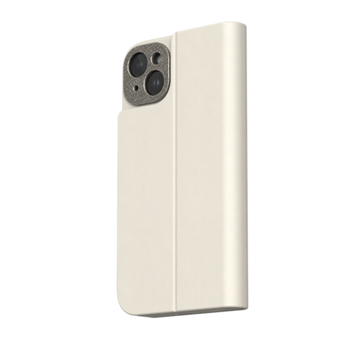 Moshi - Moshi iPhone 15 Plånboksfodral Magsafe - Äggtoddy Vit