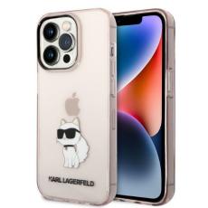 KARL LAGERFELD - Karl Lagerfeld Mobilskal till iPhone 14 Pro Max MagSafe - Rosa