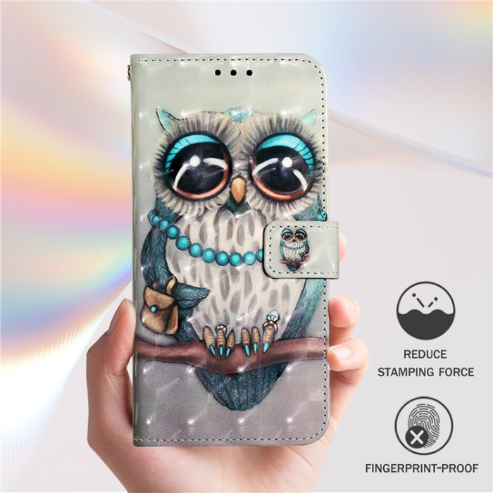 A-One Brand - iPhone 16 Pro Max Plånboksfodral Printing Pattern Med Rem