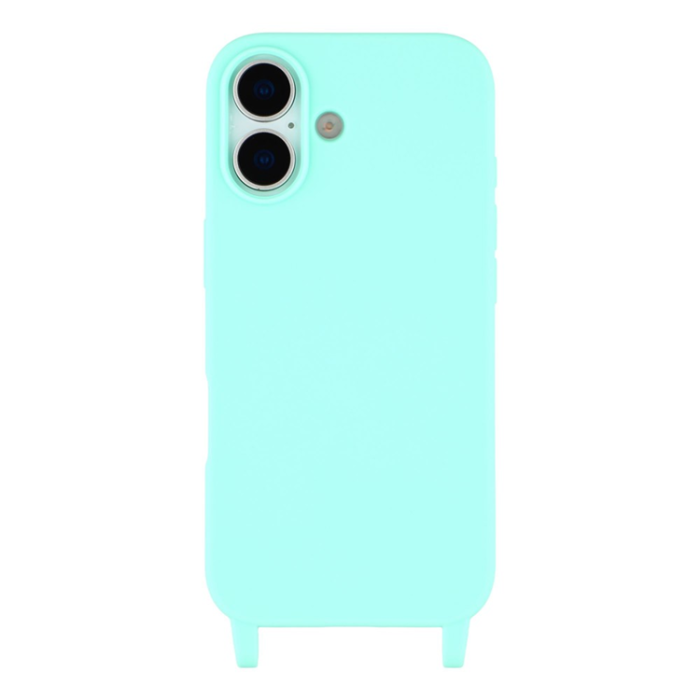 A-One Brand - iPhone 17 Mobilskal TPU med Hål för Rem - Mintgrön