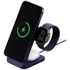 ENERGEA - Energea Qi2 3-in-1 MagSafe Tr&aring;dl&ouml;s Laddare F&ouml;r iPhone/Apple Watch/Airpods 25W