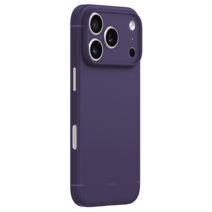 KZDOO - KZDOO iPhone 17 Pro Mobilskal Frosted Air Skin - Mörk Lila