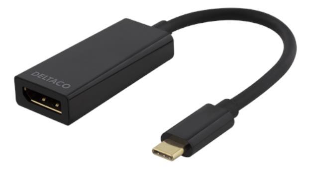 Deltaco USB 3.1 till DisplayPort Adapter - Svart | 505295 | AlltMobil