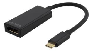 UTGATT1 - Deltaco USB 3.1 till DisplayPort Adapter - Svart