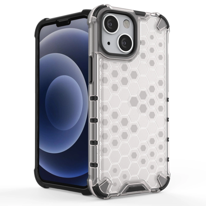 OEM - iPhone 13 mini Mobilskal Honeycomb Armor - Röd