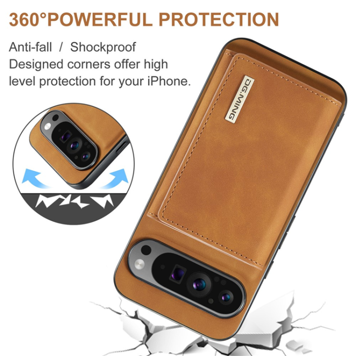 DG.MING - DG.MING Google Pixel 10 Pro XL Plånboksfodral Detatchable M1