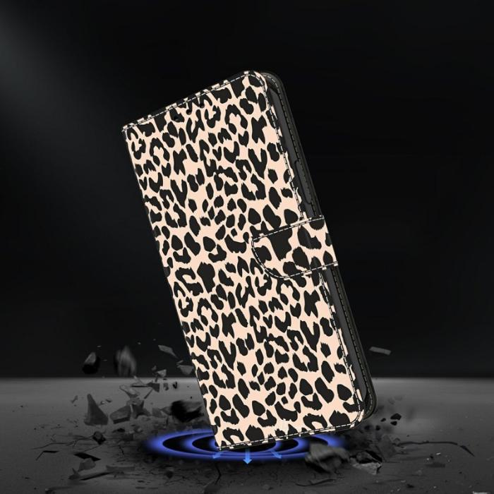 OEM - Samsung Galaxy A37 Plånboksfodral TPU + Konstläder Flip - Leopard Print