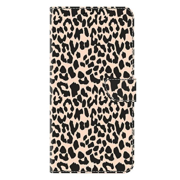 OEM - Samsung Galaxy A37 Plånboksfodral TPU + Konstläder Flip - Leopard Print