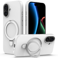 A-One Brand - iPhone 17 Mobiskal MagSafe Kickstand PC + Silikon - Vit