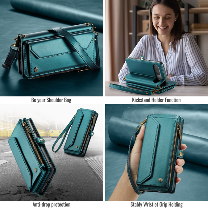 Caseme - CASEME Google Pixel 10/10 Pro Plånboksfodral RFID Zipper