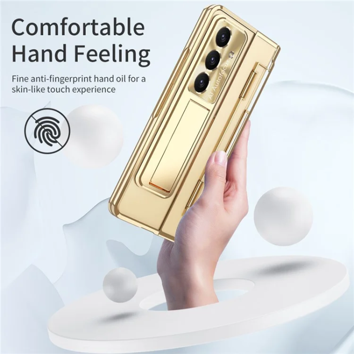 A-One Brand - Galaxy Z Fold 7 Mobilskal Kickstand med Skärmskydd