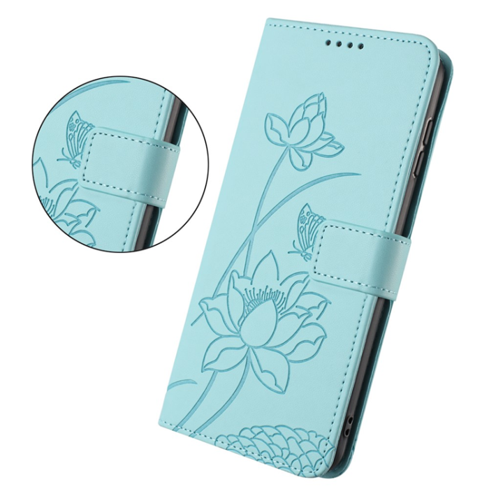 A-One Brand - Sony Xperia 10 VII Plånboksfodral Lotus Imprint - Grön