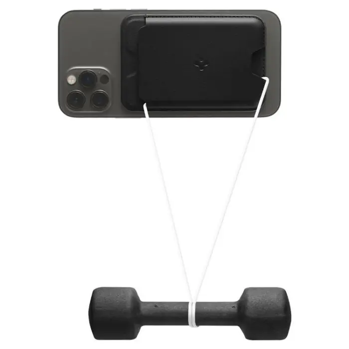 Spigen - Spigen Valentinus Magsafe Universal Magnetic Korthållare - Svart
