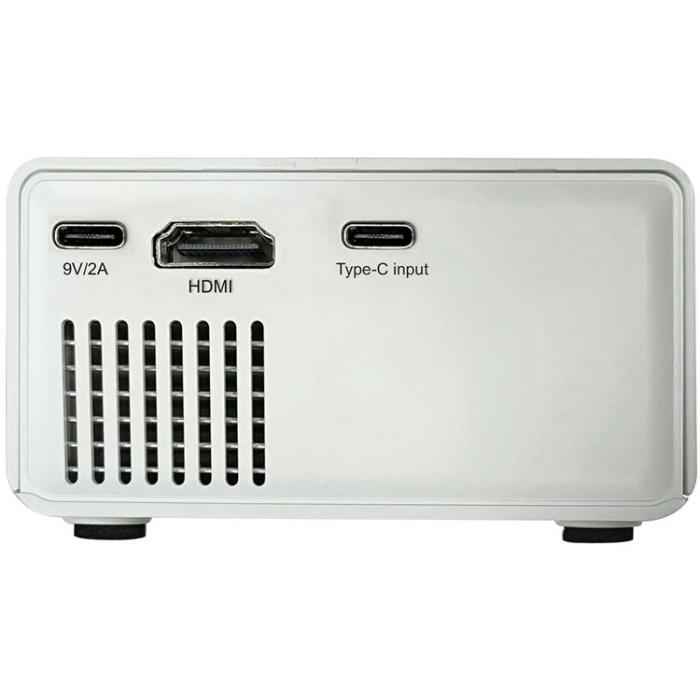 Denver - Denver Mini-projektor med HDMI, USB-C och MicroSD kortläsare PR-800B