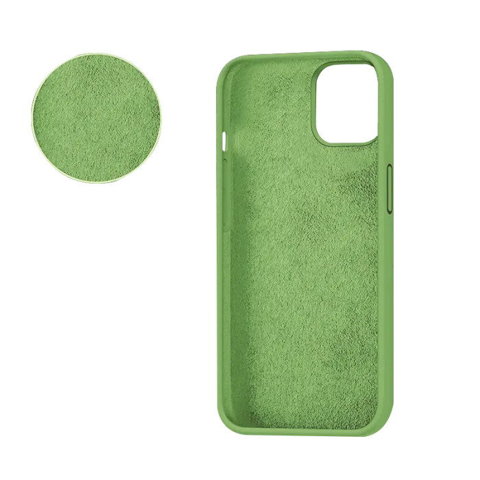 SiGN - SiGN iPhone 14 Plus Skal Liquid Silicone - Jade grön