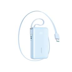 Joyroom - Joyroom Powerbank 10000 mAh 35W med Lanyard Lightning Kabel - Bl&aring;