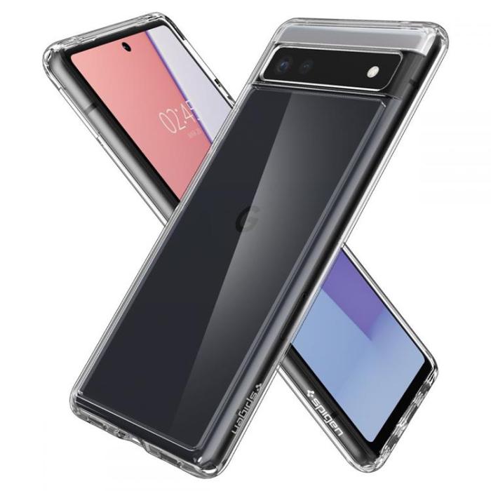UTGATT - Spigen Ultra Hybrid Skal Google Pixel 6a - Crystal Clear