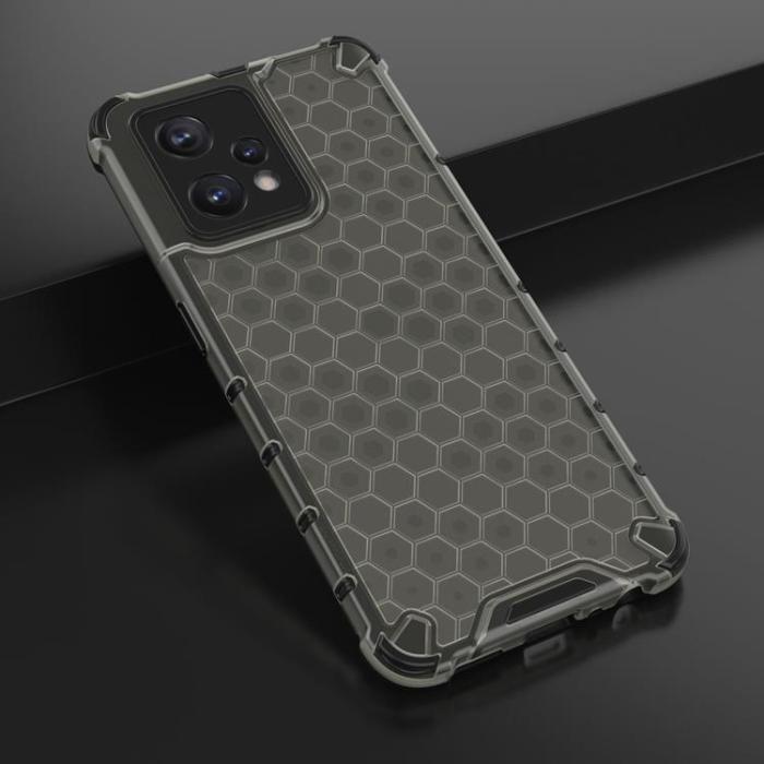 OEM - Realme 9 Pro Plus Skal Honeycomb Armored - Svart