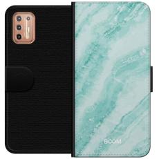 iSecrets - Pl&aring;nboksfodral till Motorola Moto G9 Plus med Mint Marble