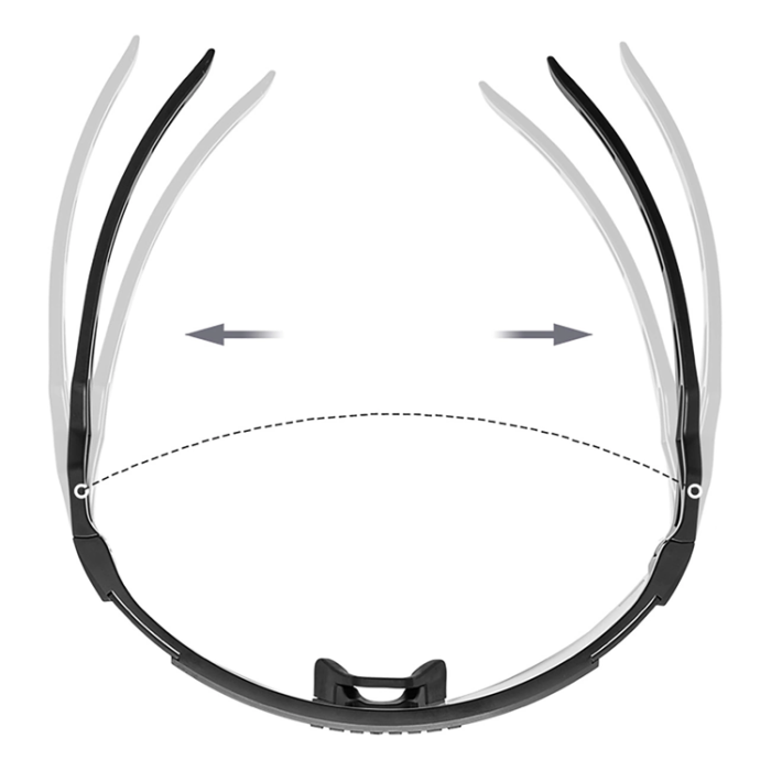 Rockbros - Rockbros Photochromic Cykelglasögon med UV-skydd - Vit