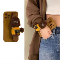 OEM - Biscuitman Handrem iPhone 13 Pro Skal - Gul