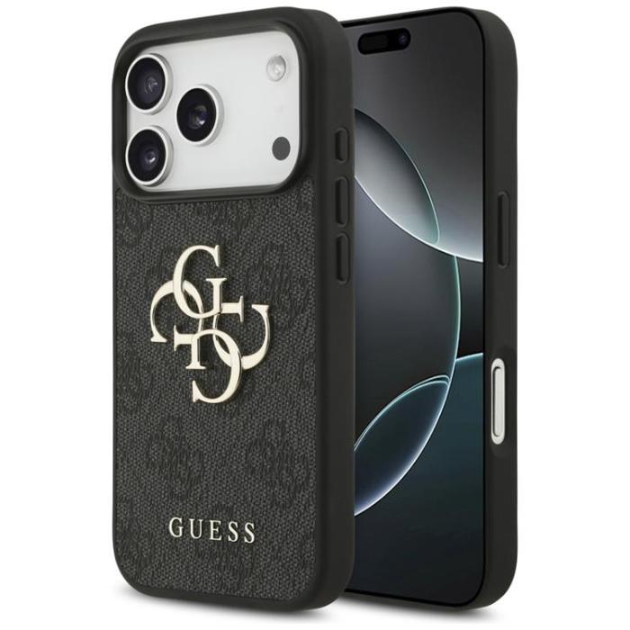 Guess - Guess iPhone 17 Pro Mobilskal 4G Big Logo - Svart