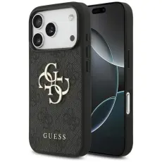 Guess - Guess iPhone 17 Pro Mobilskal 4G Big Logo - Svart