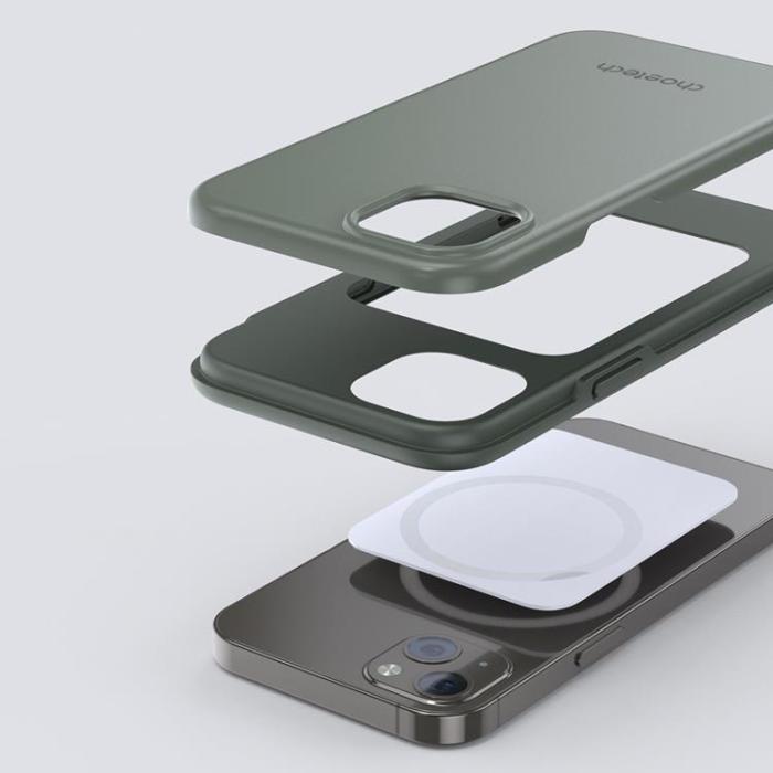Choetech - Choetech iPhone 13 Skal Magsafe MFM Anti-drop - Grön