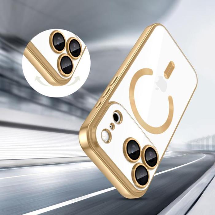 Tech-Protect - Tech-Protect iPhone 17 Pro Mobilskal Magsafe Flex - Guld