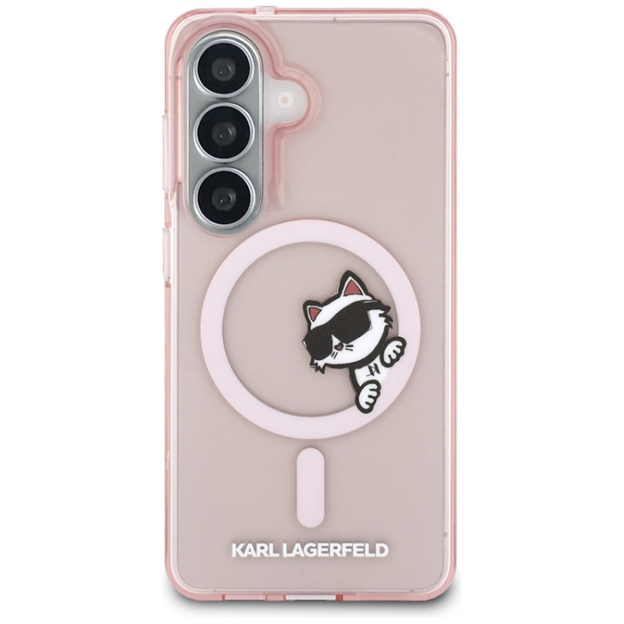 KARL LAGERFELD - Karl Lagerfeld Mobilskal För Galaxy S26 MagSafe IML Peekaboo Choupette