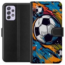 iSecrets - Pl&aring;nboksfodral till Samsung Galaxy A52s 5G med Fotbollar