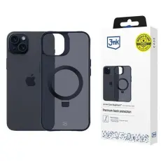 3MK - 3MK Mobilskal till iPhone 15 Plus MagSafe Smoke Stativ - Svart